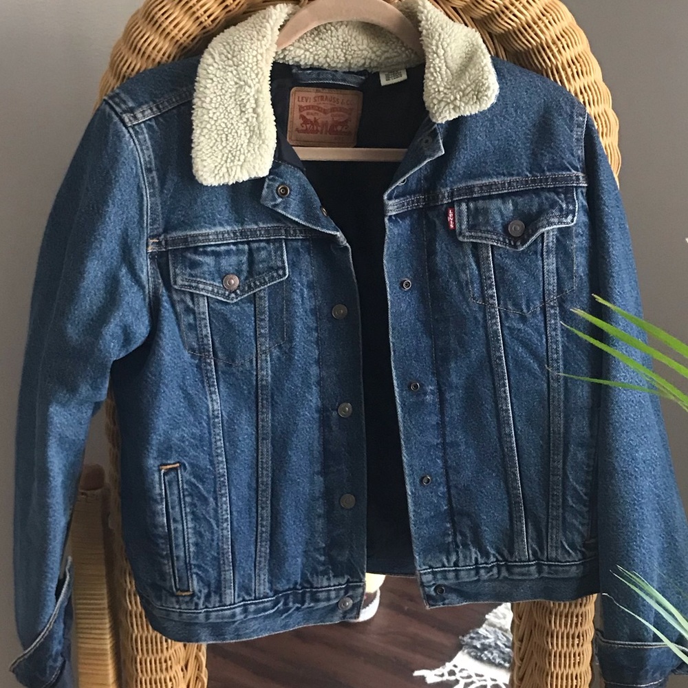 Levi’s shearling Jean jacket